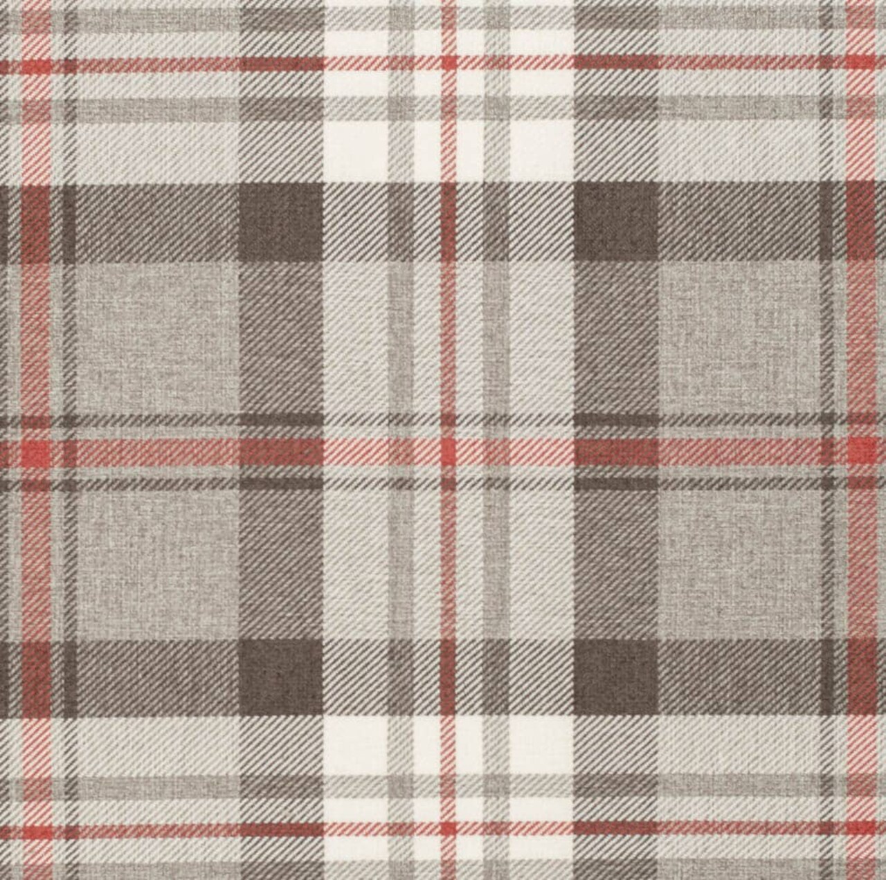 Harvest - Brown,Orange & Rust Plaid Upholstery Fabric 54 Inches"